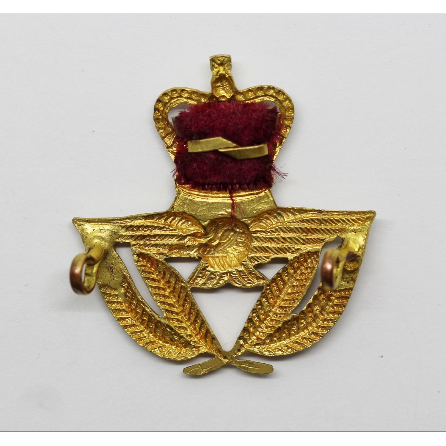 Royal Air Force Raf Warrant Officers Beret Badge Queens Crown 